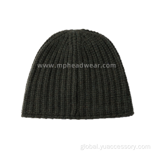 Winter Beanie Hats Adult Lambswool Winter Brioche Stitch Beanie WIth Fleece Factory